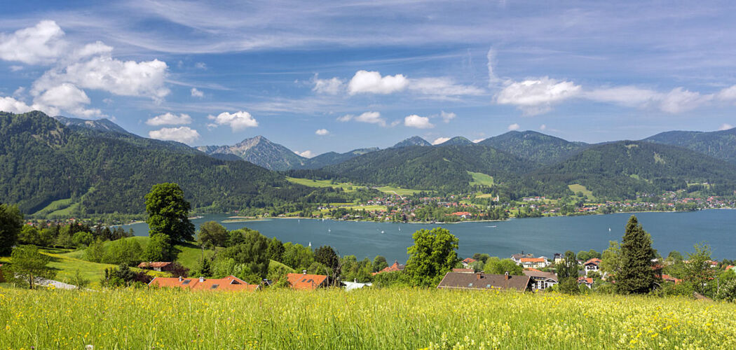 Blick übern Tegernsee